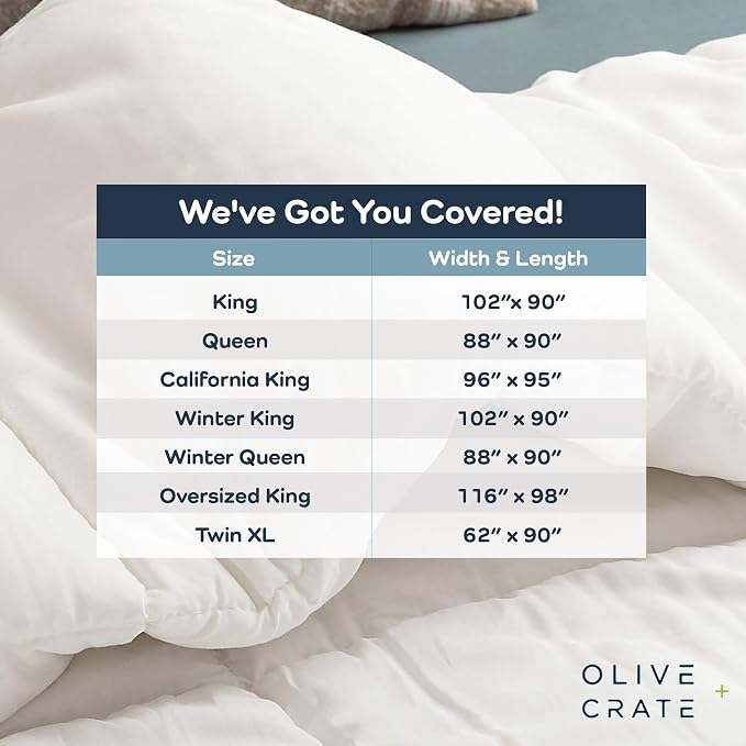 Olive + Crate 100% Viscose derived from Bamboo Comforter Outer Shell - Image 7