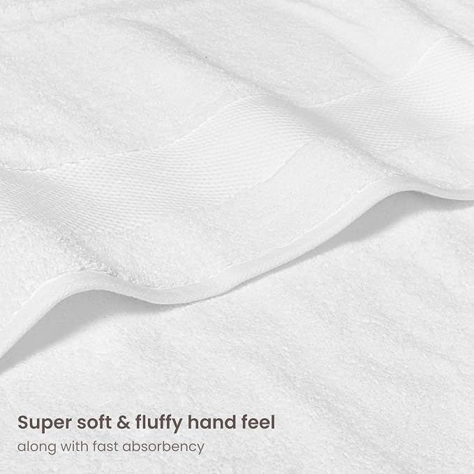 BIOWEAVES 100% Organic Cotton Bath Towel Set | 700 GSM Plush 7-Piece Premium - Image 4