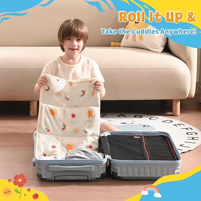 anfie Weighted Lap Pad 2 Pounds, Weighted Blanket Cooling Blanket - Image 4