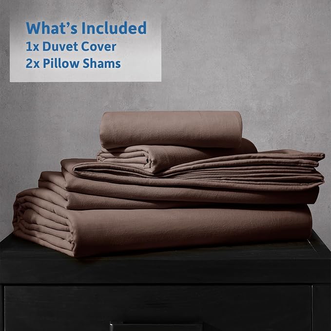 Nestl Chocolate Brown Duvet Cover Full Size - Image 9