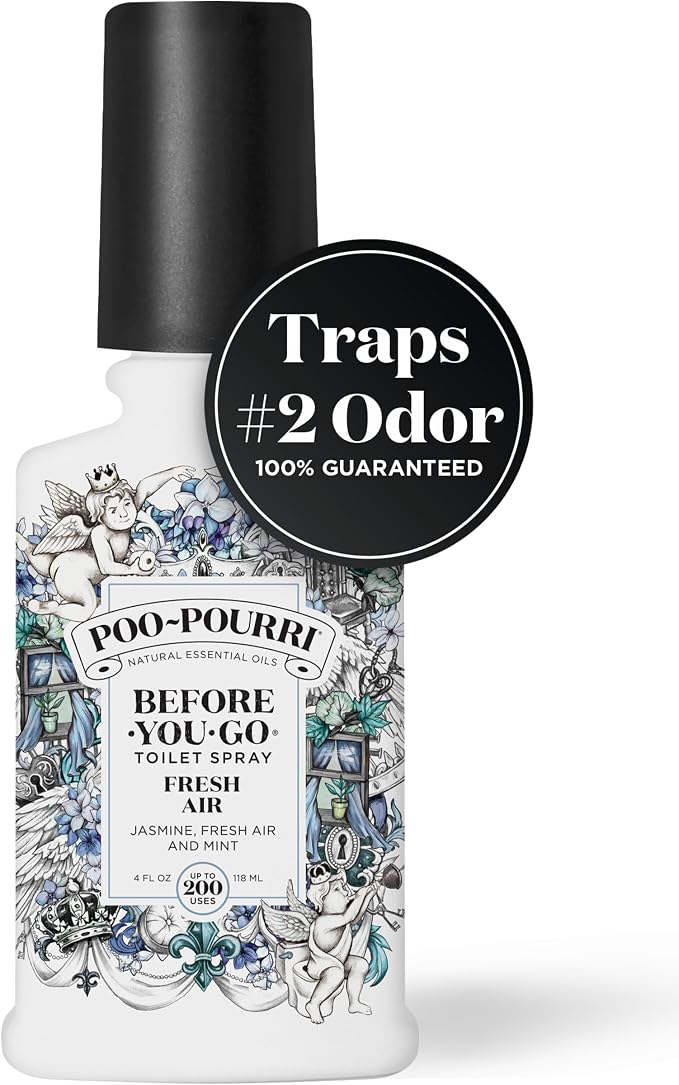 Poo-Pourri Before-You-Go Toilet Spray, Fresh Air, 4 Fl Oz, Bathroom Odor - Image 2