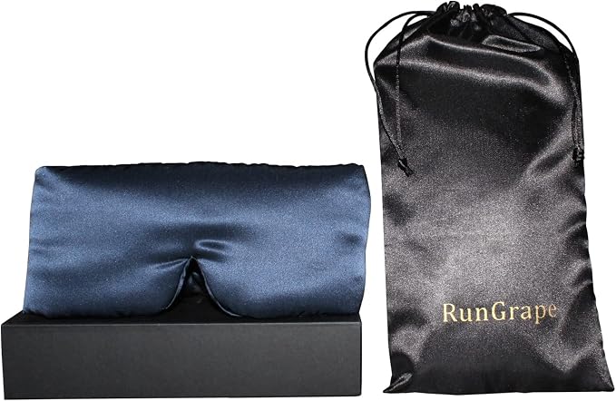 100% Mulberry Silk Eye Mask Blackout Sleeping Eye Cover - Image 9