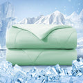 Cooling Comforter Twin Size, Double-Sided Cold Tech Fabric Quilted Bed by bedsmile