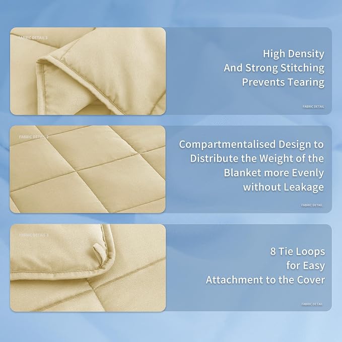 Topcee Weighted Blanket Cooling Throw Heavy Blanket - Image 5