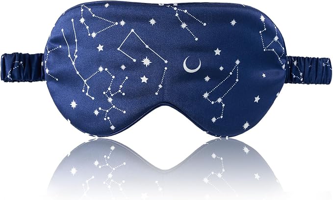 THXSILK Sleep Mask 100% 19 Momme Pure Mulberry Silk Super Smooth Cooling by THXSILK