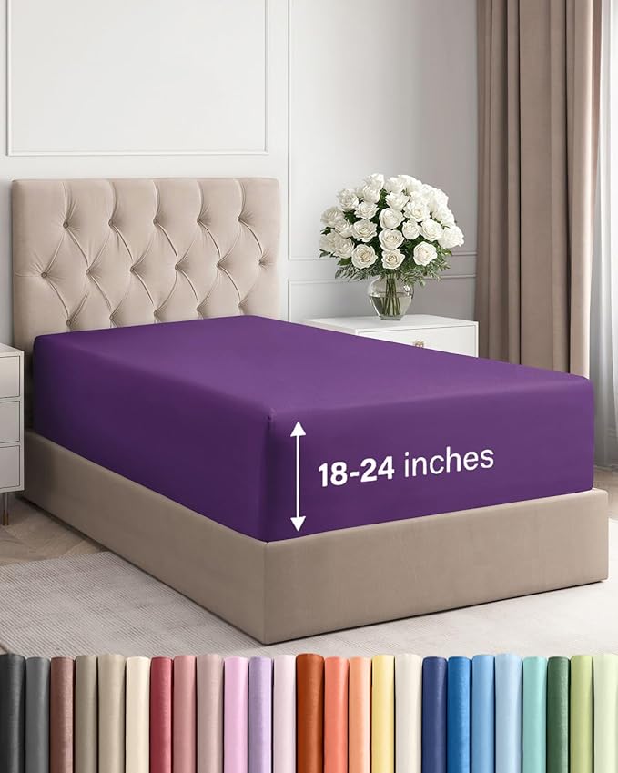 Extra Deep Twin XL Fitted Sheet by CGKUnlimited