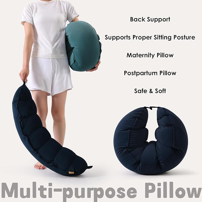 Peallow – Long Round Body Pillow - Image 7