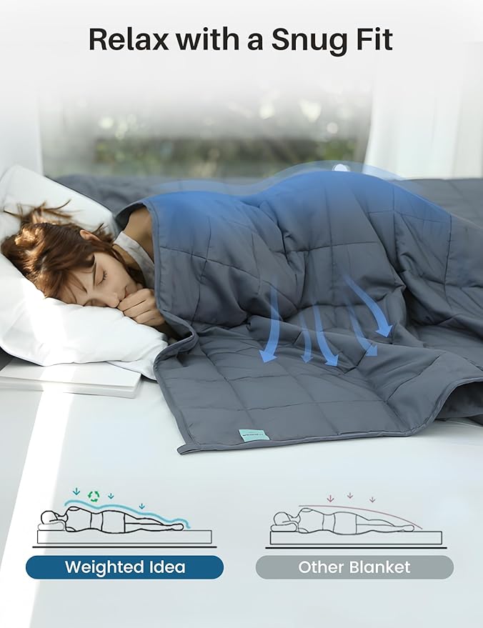 Weighted Idea Weighted Blanket for Adults Cooling Breathable Heavy Blanket - Image 5