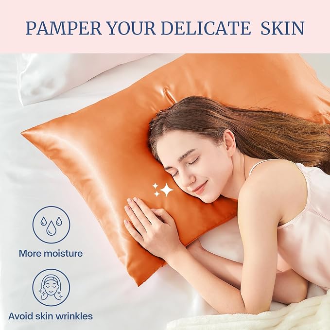 BEDELITE Satin Pillowcase for Hair and Skin, Super Soft Similar to Silk Pillow - Image 3