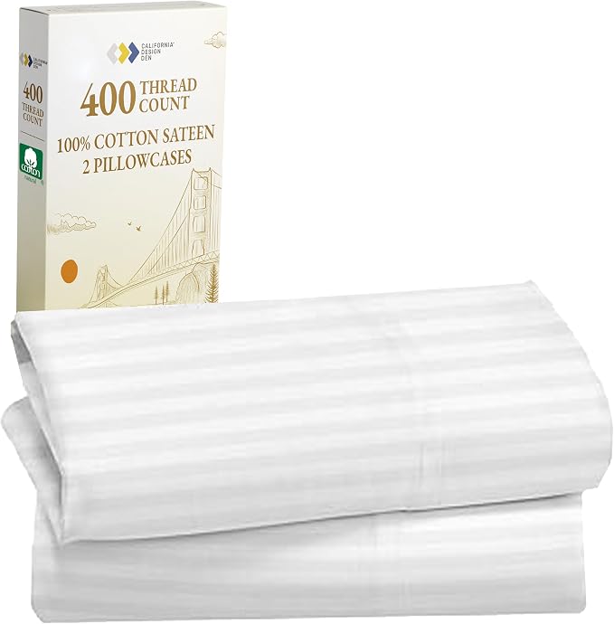 California Design Den Standard Queen Size Pillowcase Set by CaliforniaDesignDen