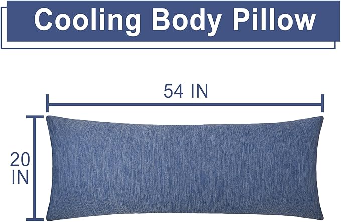DWCN Memory Foam Body Pillow – Cooling Breathable & Supportive Full Length - Image 7