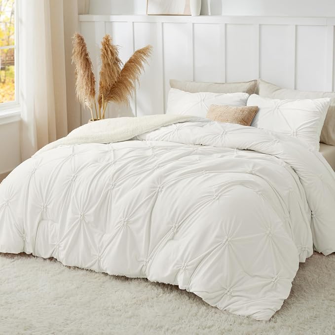 BEDELITE Pintuck Fluffy Twin Comforter Set - Image 3
