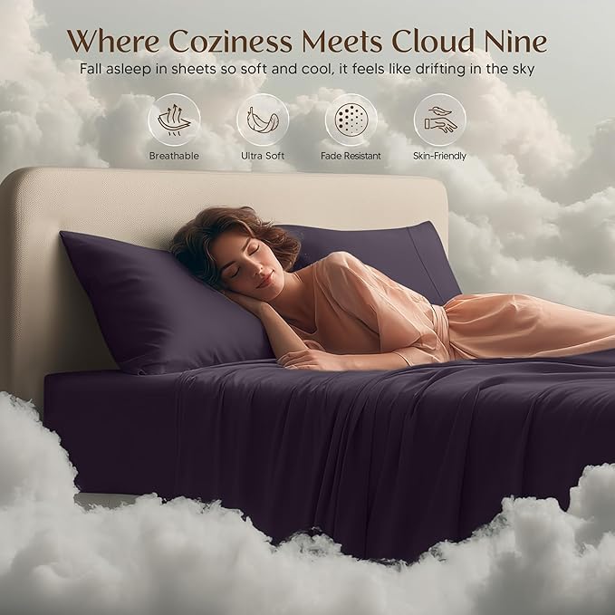 Utopia Bedding Queen Size Sheet Set – 4 Piece Bed Sheets, Soft and Breathable - Image 4