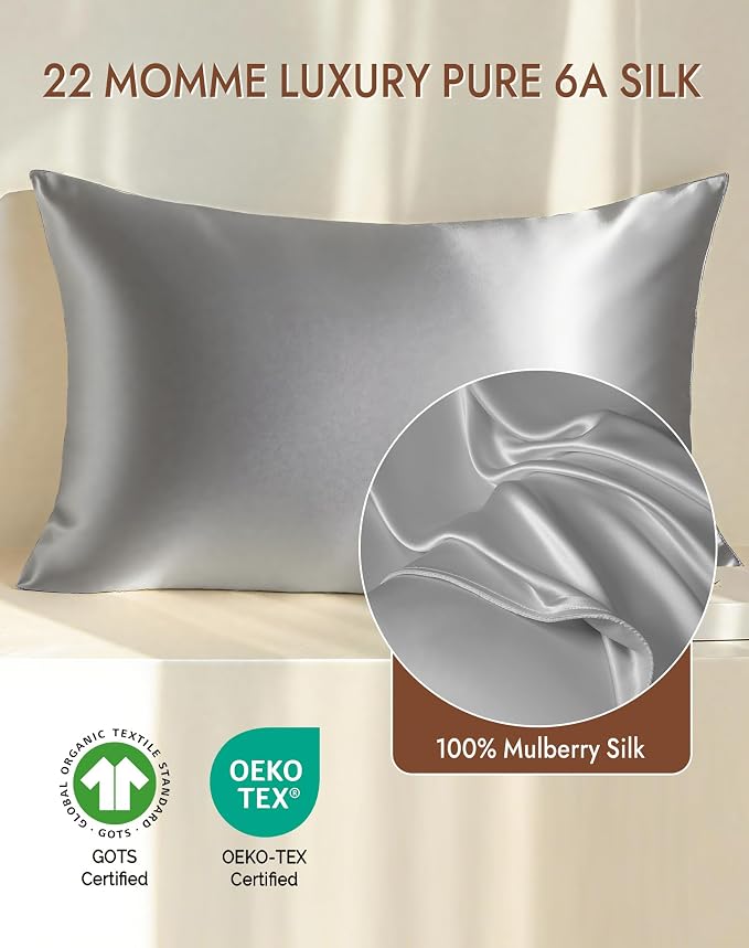 SilkSilky 100% Mulberry Silk Pillowcase - Image 2