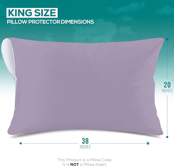 Utopia Bedding Premium 100% Waterproof Pillow Protectors - Image 2