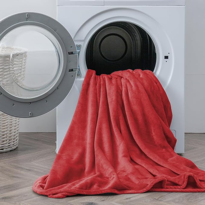 BEDELITE Flannel Sheets Twin Size Red - Image 8