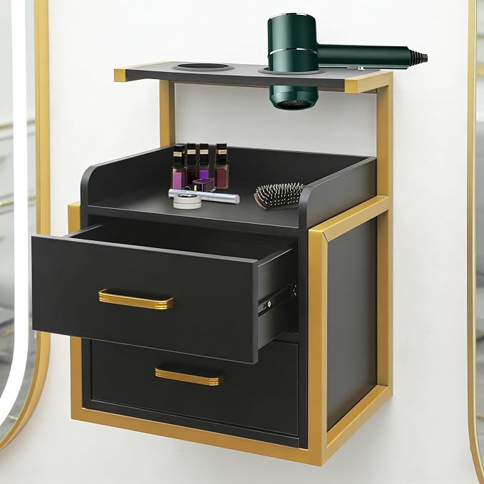 Suspended Salon Wall Cabinet by Unknown