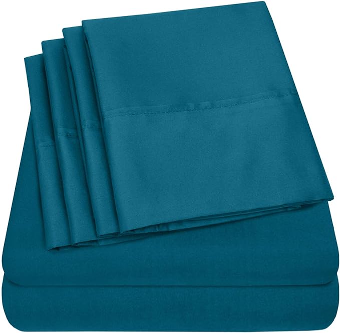 Queen Sheets Teal by SweetHomeCollection