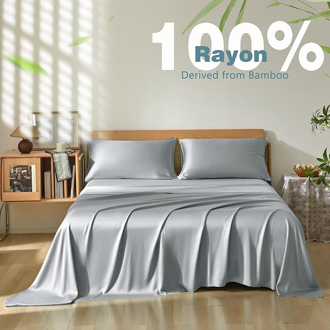 Homiest Cooling Pillow Cases Queen Size Set of 2, 100% Rayon Derived from - Image 3