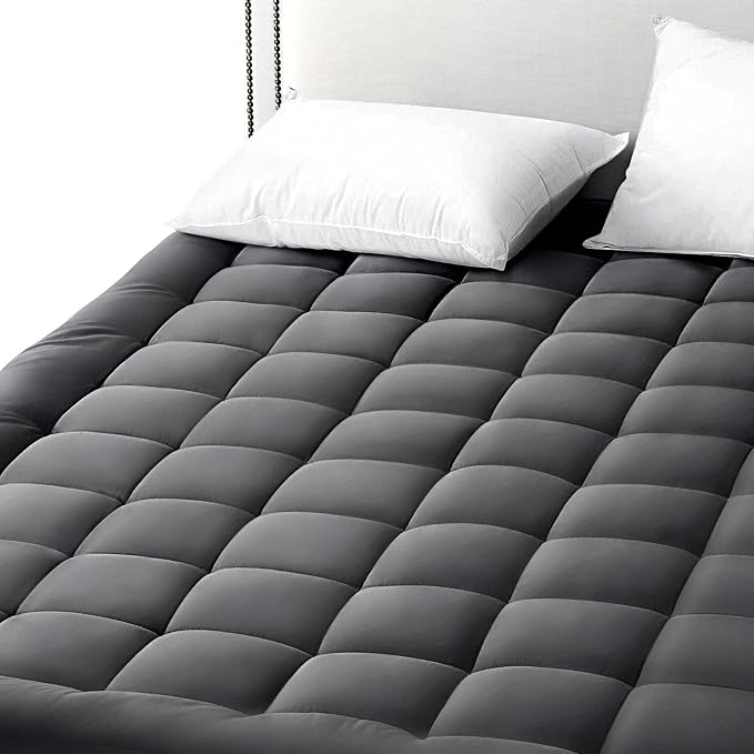 EASELAND Queen Size Mattress Pad Pillow Cover Quilted Fitted Mattress Protector - Image 8