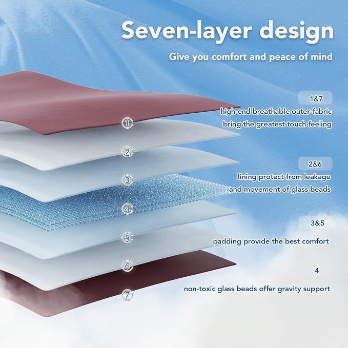 Topcee Weighted Blanket for Adults Queen Size Soft Cooling Heavy Blanket - Image 5