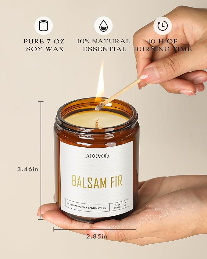 AOOVOO Christmas Candle Set - Image 3