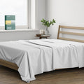 THREAD SPREAD 100% Organic Cotton Percale Flat Sheet California King Size by THREADSPREAD