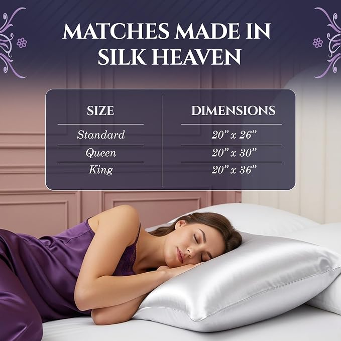 DECOLURE 100% Pure Mulberry Silk Pillow Case King Size – Highest Grade 30 Momme - Image 8