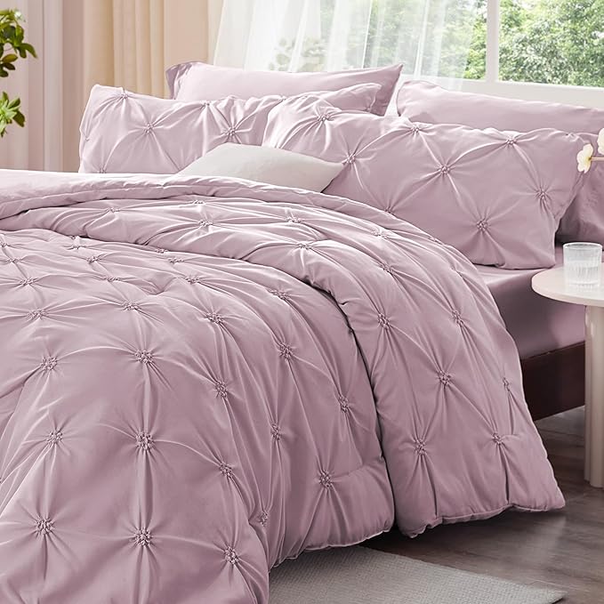BEDELITE Light Purple King Size Comforter Set - Image 2