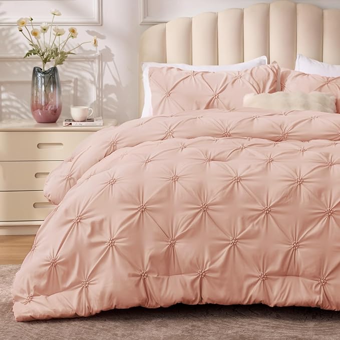 BEDELITE Dusty Pink Comforter Set Full by BEDELITE