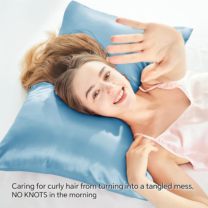 BEDELITE Satin Pillowcase with Zipper, Super Soft and Cooling Similar to Silk - Image 4