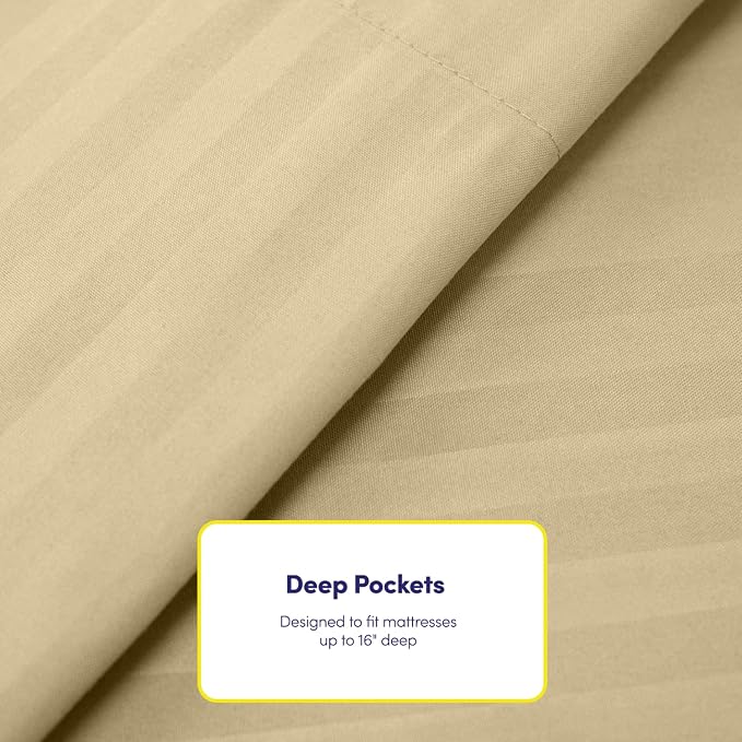 Dobby Stripe Queen Sheets - Image 5