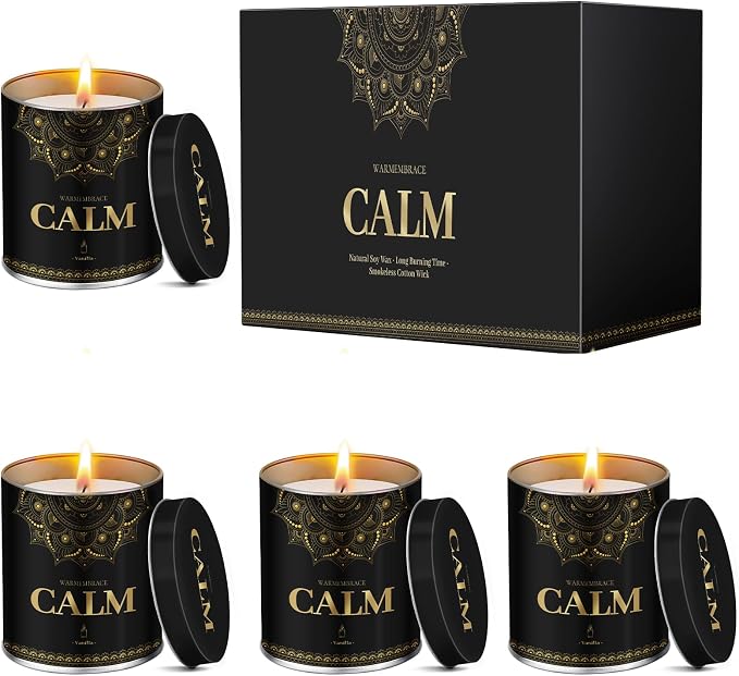 WarmEmbrace Scented Candles, 9 Oz Candle Sets by WarmEmbrace