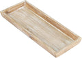 MAONAME Wash White Bathroom Vanity Tray, Rustic Long Narrow Tray, Rectangle by MAONAME