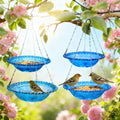 4 Pack Super Value Hanging Plastic Bird Baths and Feeders by XYZRTLON