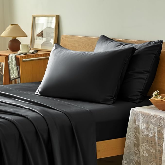 Homiest Cooling Pillow Cases King Size Set of 2, 100% Rayon Derived from Bamboo - Image 2