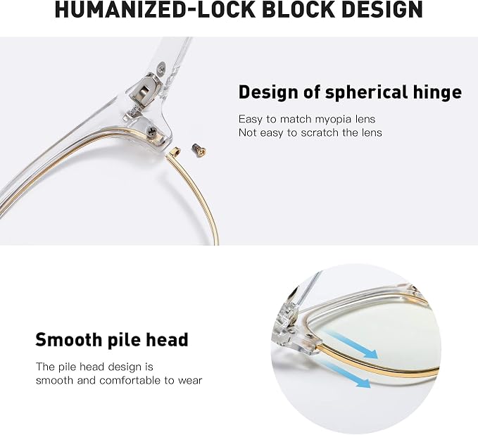 Blue Light Glasses for Woman/Men Computer Bluelight Glasses Womens/Mens - Image 3