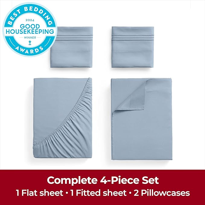 Mellanni Extra Deep California King Sheets - Image 4