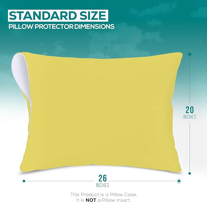 Utopia Bedding Premium 100% Waterproof Pillow Protectors - Image 2