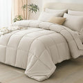 CozyLux Full Size Comforter Sets Beige by CozyLux