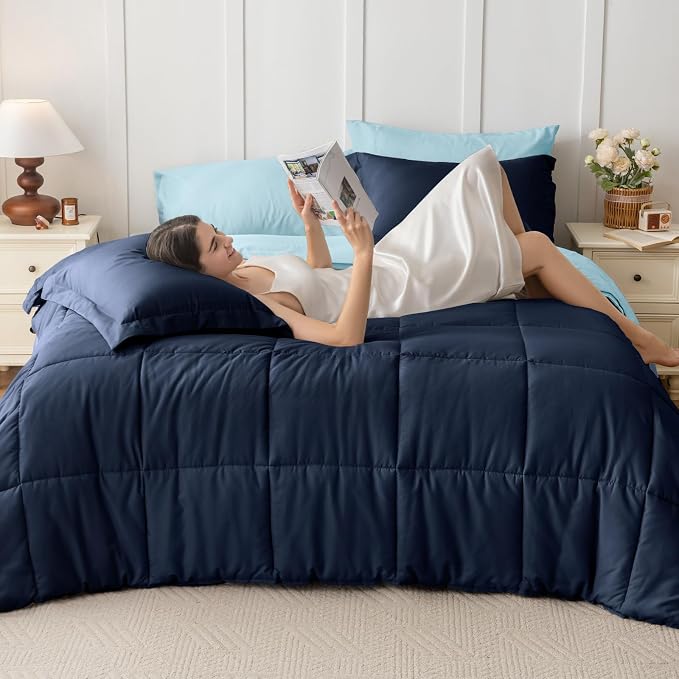 JOLLYVOGUE Twin XL Comforter Set, Ultra-Soft Bed in a Bag Twin XL Size 5 Pieces - Image 7