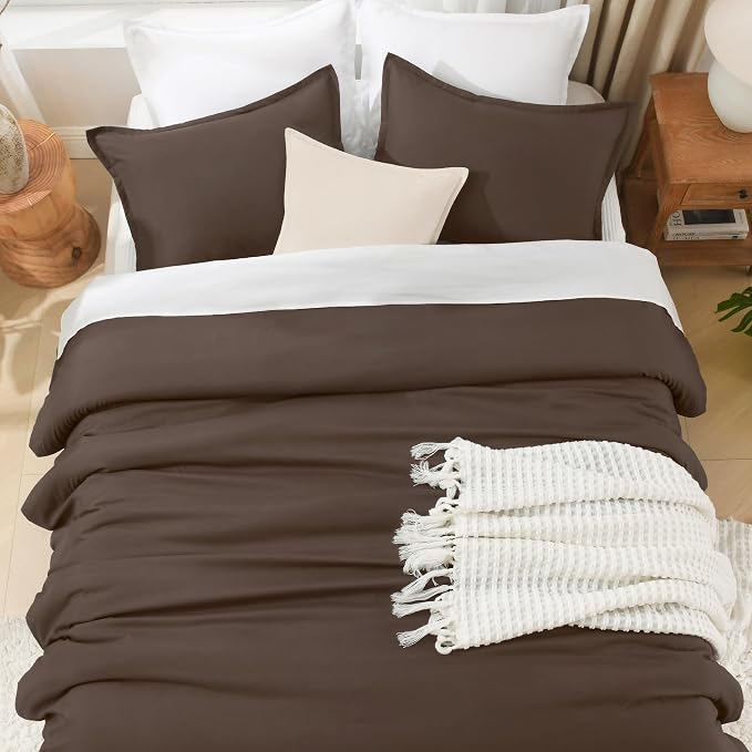 Litanika Chocolate Comforter California King Size, 3 Pieces Cal King - Image 8