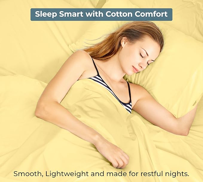 Royale Linens 100% Organic Cotton Queen Flat Sheet Only - Image 9