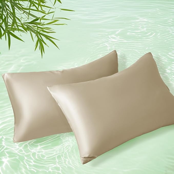 Homiest Cooling Pillow Cases King Size Set of 2, 100% Rayon Derived from Bamboo by Homiest