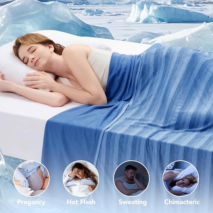 GOHERO Cooling Blanket for Couples- 60"x90" Summer Cooling Throw Blanket for - Image 4