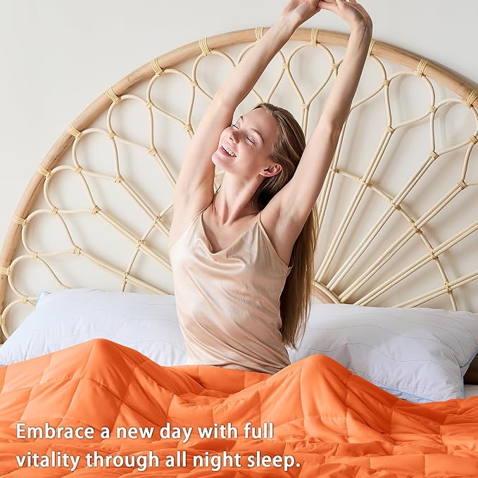 yescool Weighted Blanket for Adults Cooling Heavy Blanket for Sleeping Perfect - Image 3