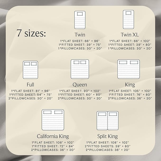 LuxClub 4 PC California King Sheet Set, Breathable Luxury Bed Sheets, Deep - Image 4