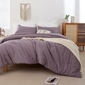 ROSGONIA California King Comforter Set Dusty Purple by ROSGONIA