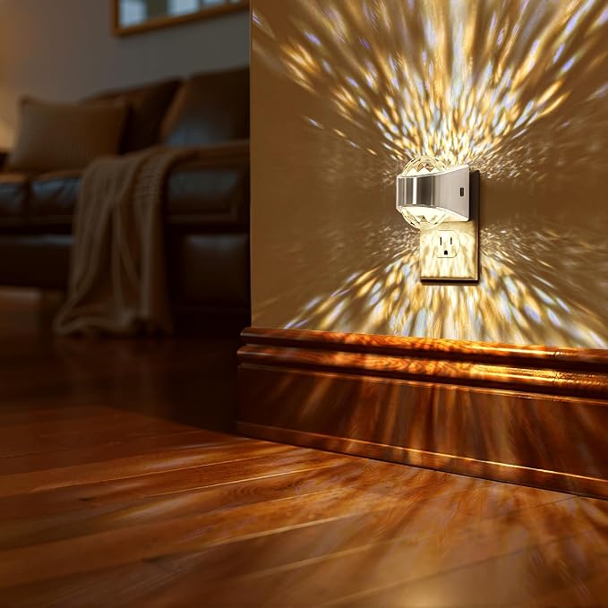 Briignite Night Light, Sliver Night Lights Plug into Wall, LED Projector Night - Image 7