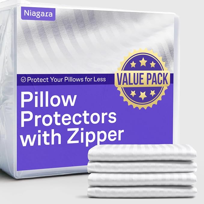 Ultra Soft Pillow Protectors by NiagaraSleepSolution